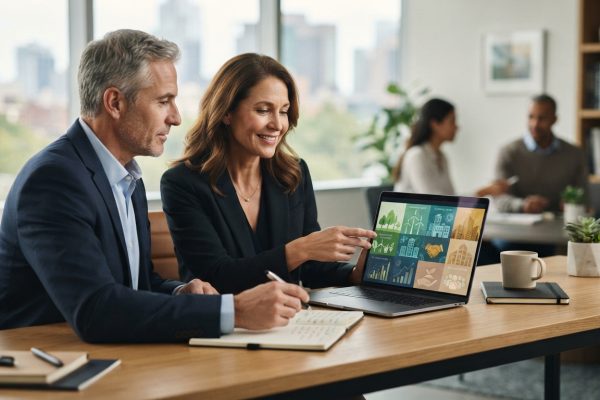 Investor aligning a diversified portfolio with personal values