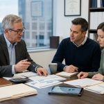 Individual reviewing a proactive year-round tax plan with a professional
