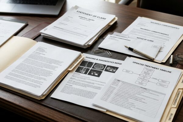 New York pre-existing condition personal injury claim review documents